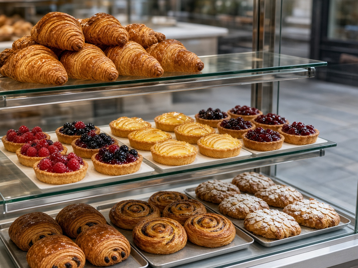 Pastry case at Bakery Brightcove