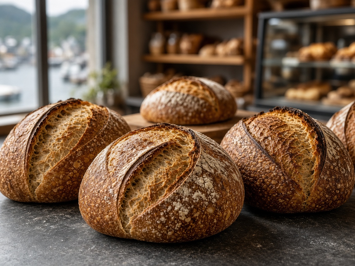 Sourdough loaves at Bakery Brightcove
